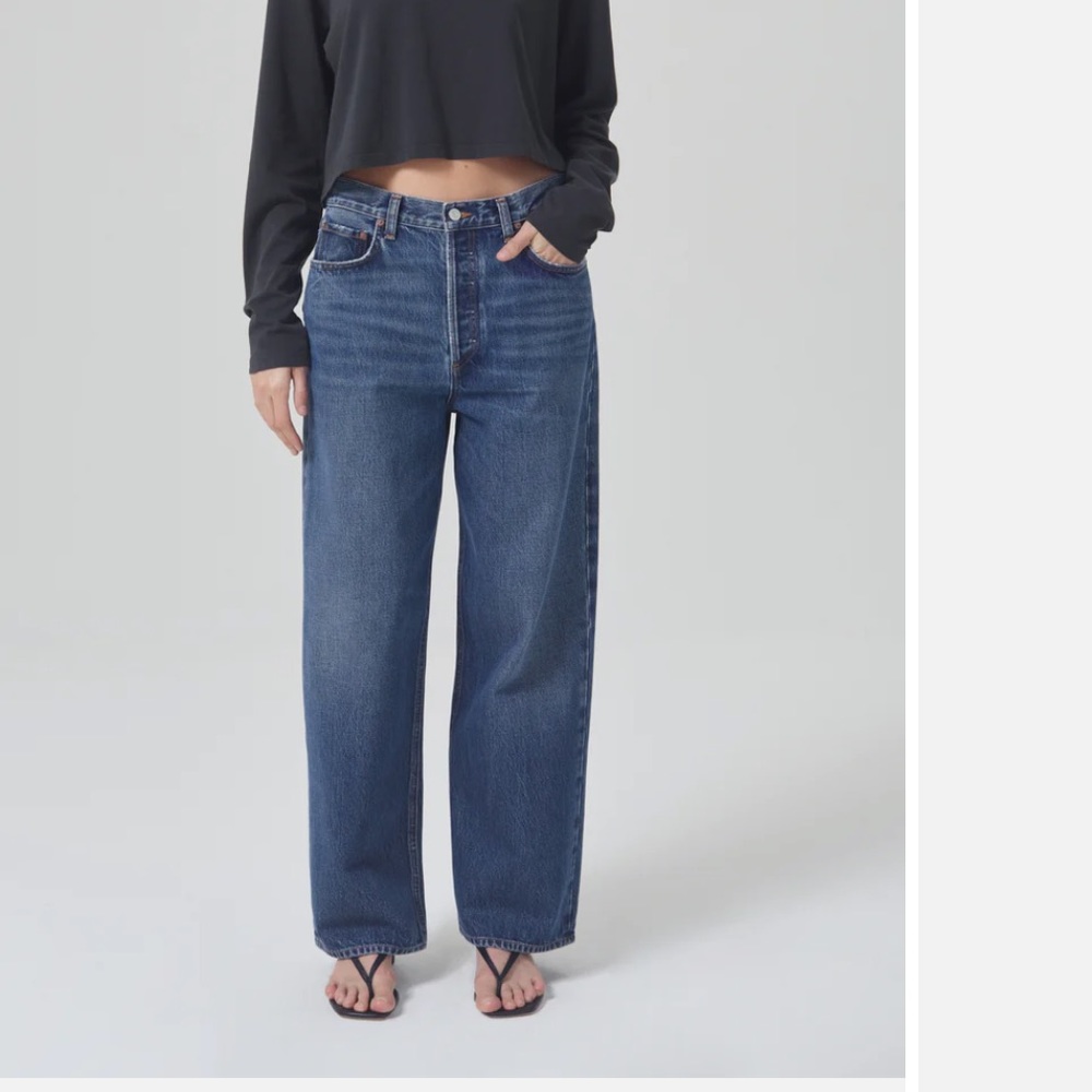 Agolde low slung jeans
